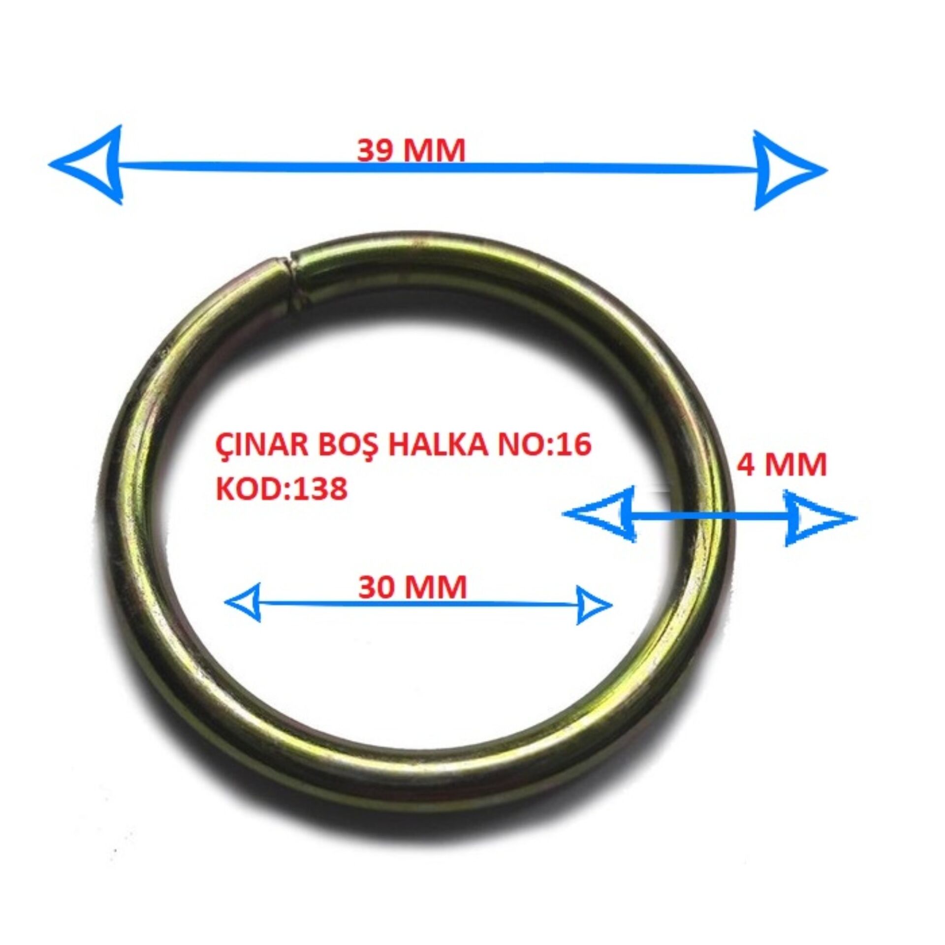 ÇINAR BOŞ HALKA NO:16 KOD:138