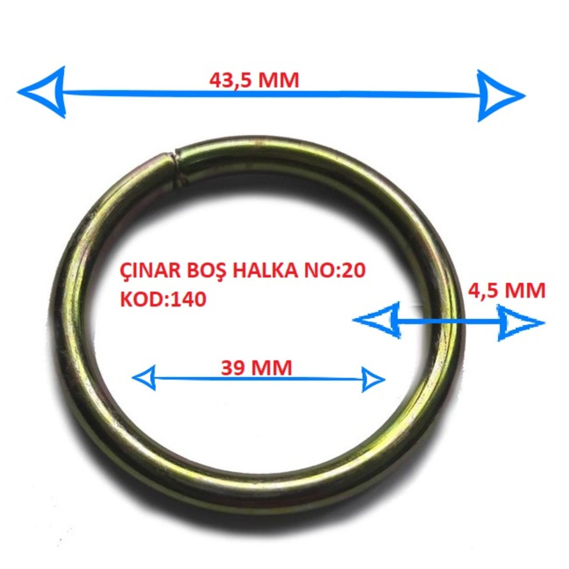 ÇINAR BOŞ HALKA NO:20 KOD:140