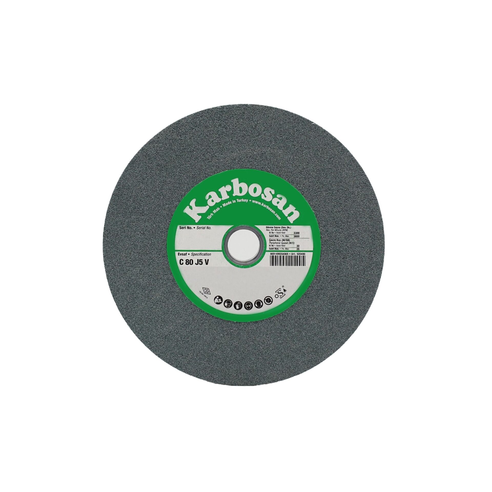 KARBOSAN ELMAS BİLEME TAŞI 200x20x20 SC (920510)