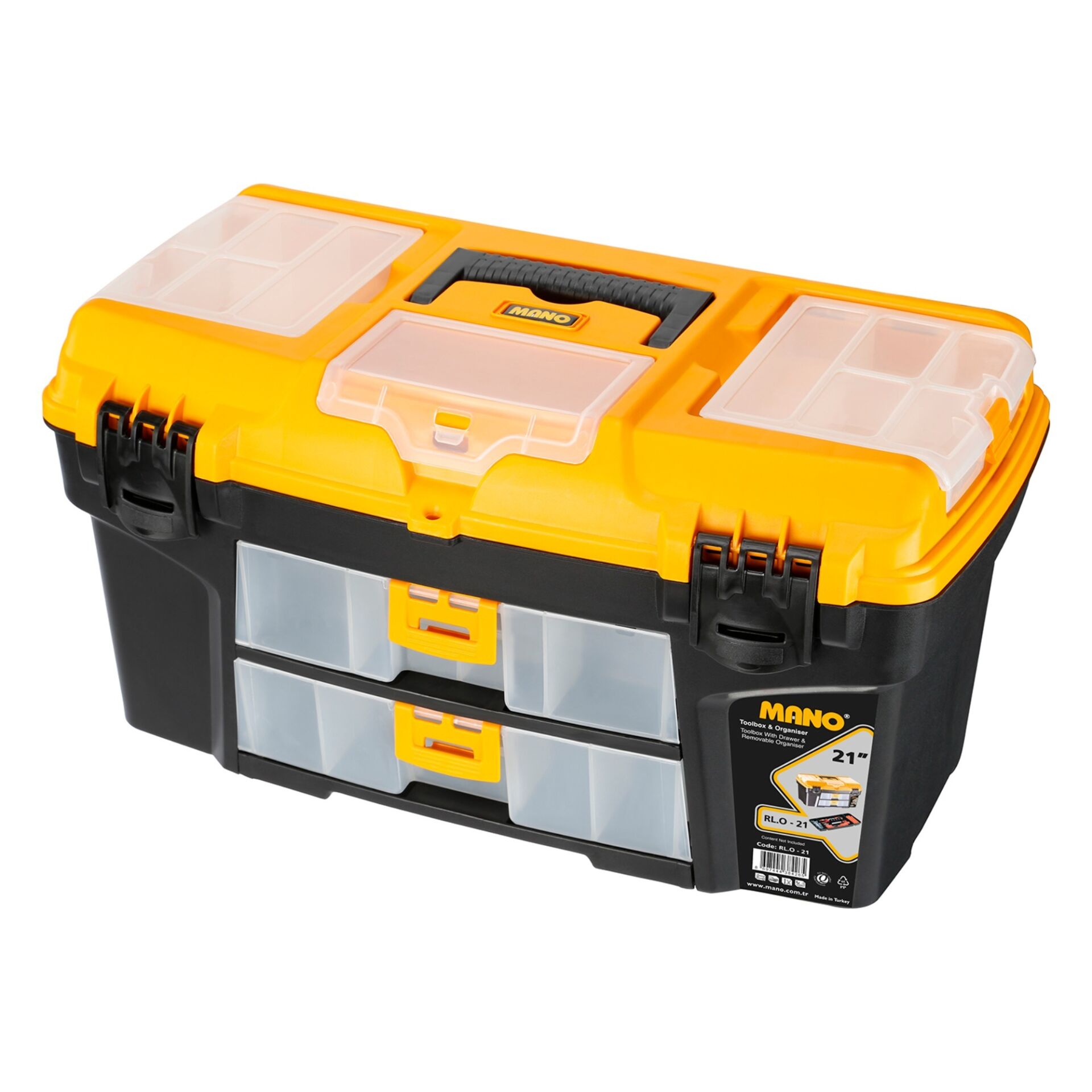 MANO TAŞINABİLİR ORG.ÇEKM. TAKIM ÇANTA 21'' (RLO21)