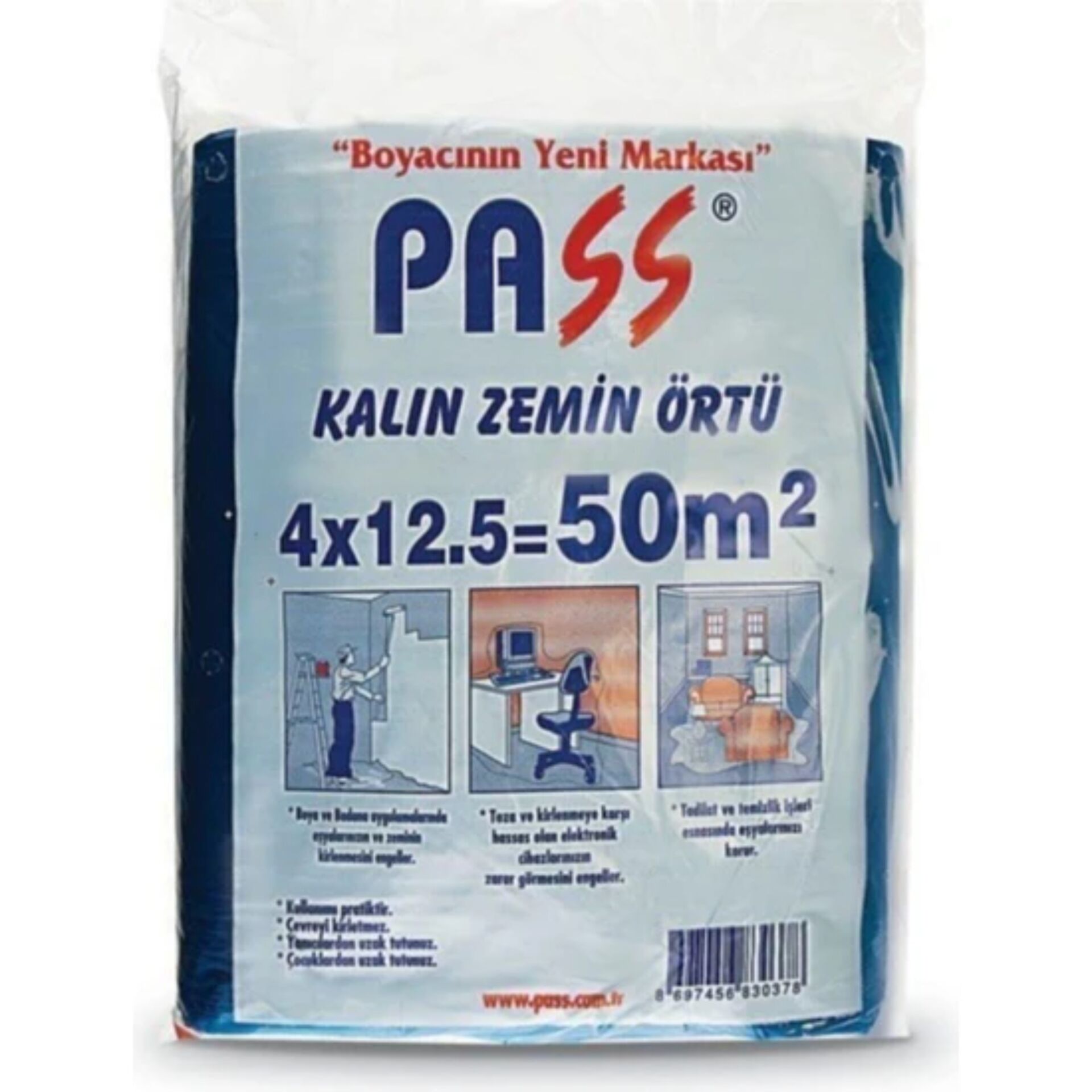 PASS 506K KALIN PRATİK BRANDA 4x12.5=50 M²(750 GR)