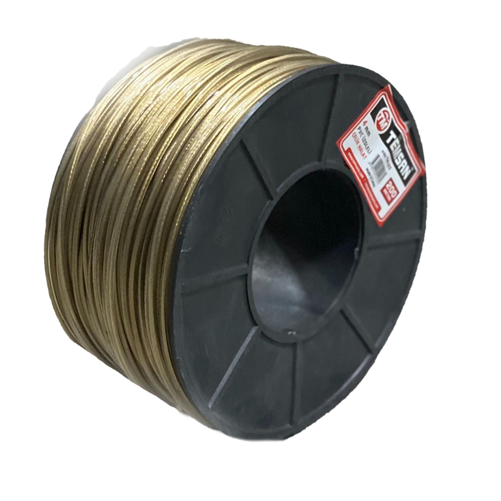 ŞEFFAF İZOLELİ ÇELİK HALAT 6 MM