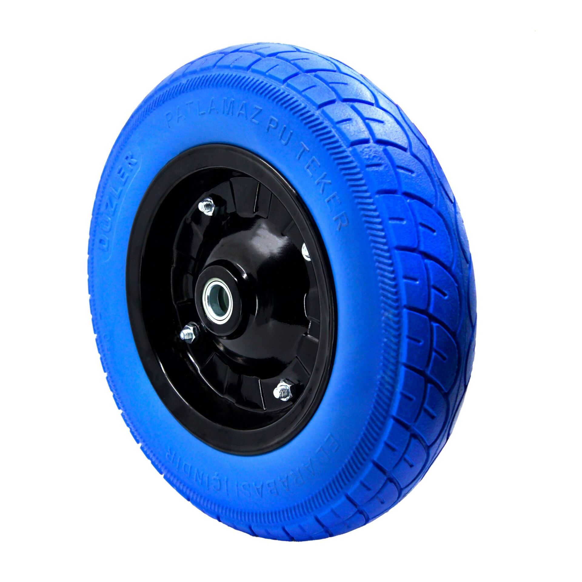 MAVİ PATLAMAZ PU TEKER 350-7