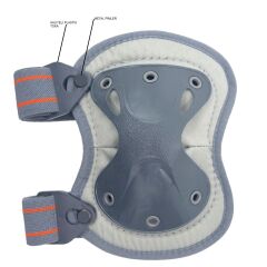 COMFORT DİZLİK GRİ SİYAH 2 Lİ