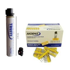 AKDENİZ MAX GAZLI TABAN. ÇİVİ 27 (1000 ÇİVİ+1 GAZ)