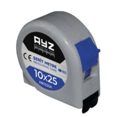 AYZ ŞERİT METRE GRİ (PR1025A) 10x25 MT