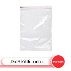 KİLİTLİ POŞET 13x16 30 MİC.(600 AD.)