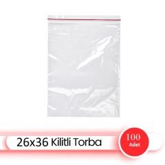 KİLİTLİ POŞET 26x36 30 MİC.(200 AD.)