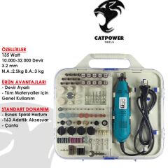 CATPOWER GRAVÜR TAŞLAMA SET 8102