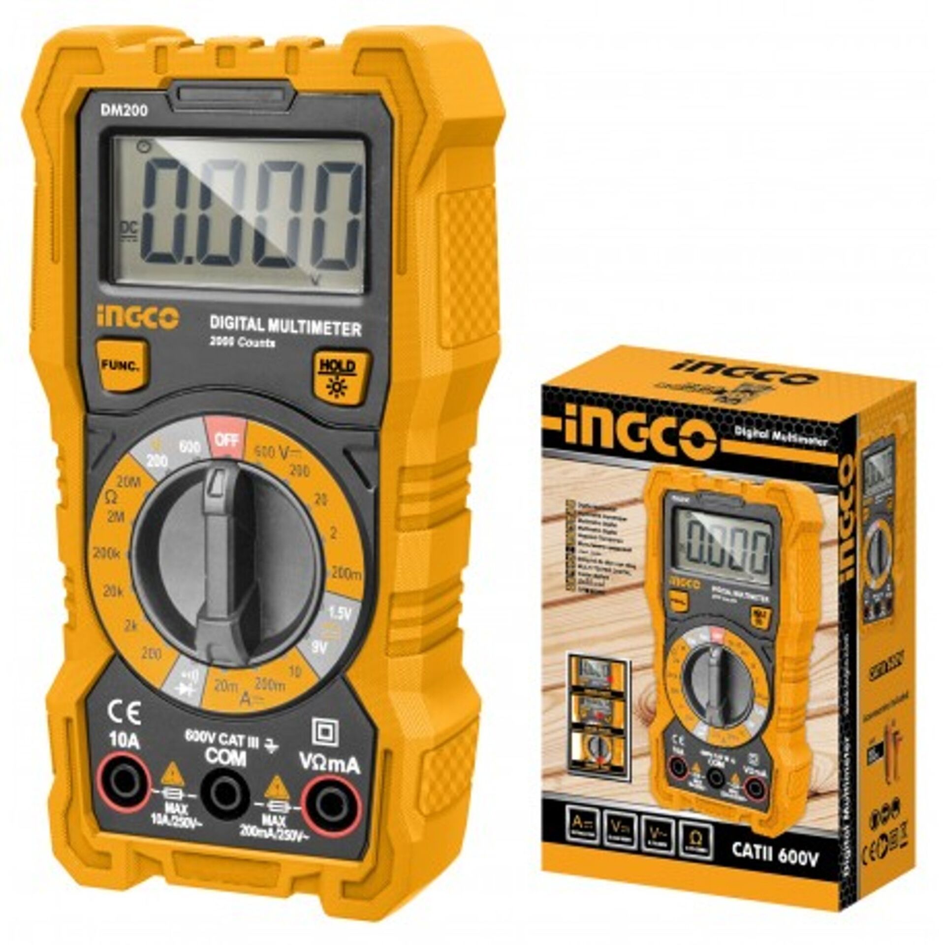 İNGCO DM200 DİJİTAL MULTİMETRE 200V/600V