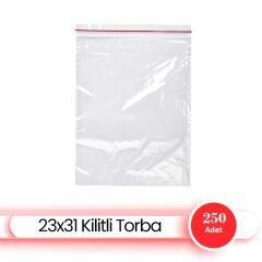 KİLİTLİ POŞET 23x31 30 MİC.(250 AD.)