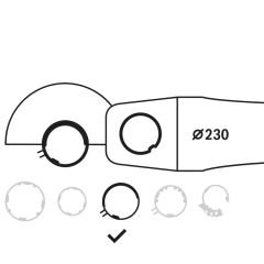 BOSCH TAŞLAMA SİPERİ KAPAKSIZ 230 MM 2605510298