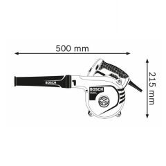 BOSCH HAVA ÜFLEME KÖRÜK 820W GBL800E 0601980420
