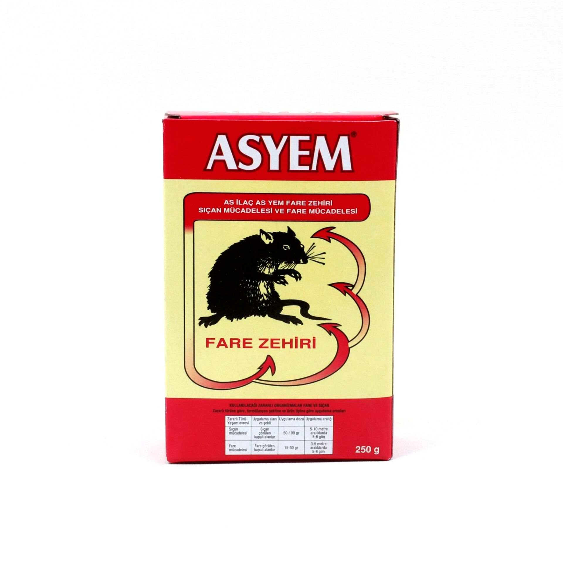 ASYEM BUĞDAY FARE ZEHRİ 250 GR KOD:102