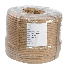 KENDİR HALAT(JÜT) 10 MM (1 TOP 200 MT) (MT 60 GR)