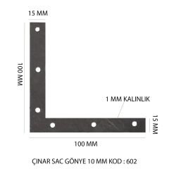 ÇINAR SAC GÖNYE 10 MM KOD:602