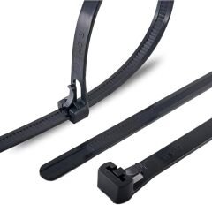 TORK TEKRAR KULLANIMLIK KABLO BAĞI 7.5X370 (Siyah)