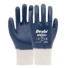 BEYBİ KN25+(PLUS) NİTRİL ELDİVEN LACİVERT NO:10