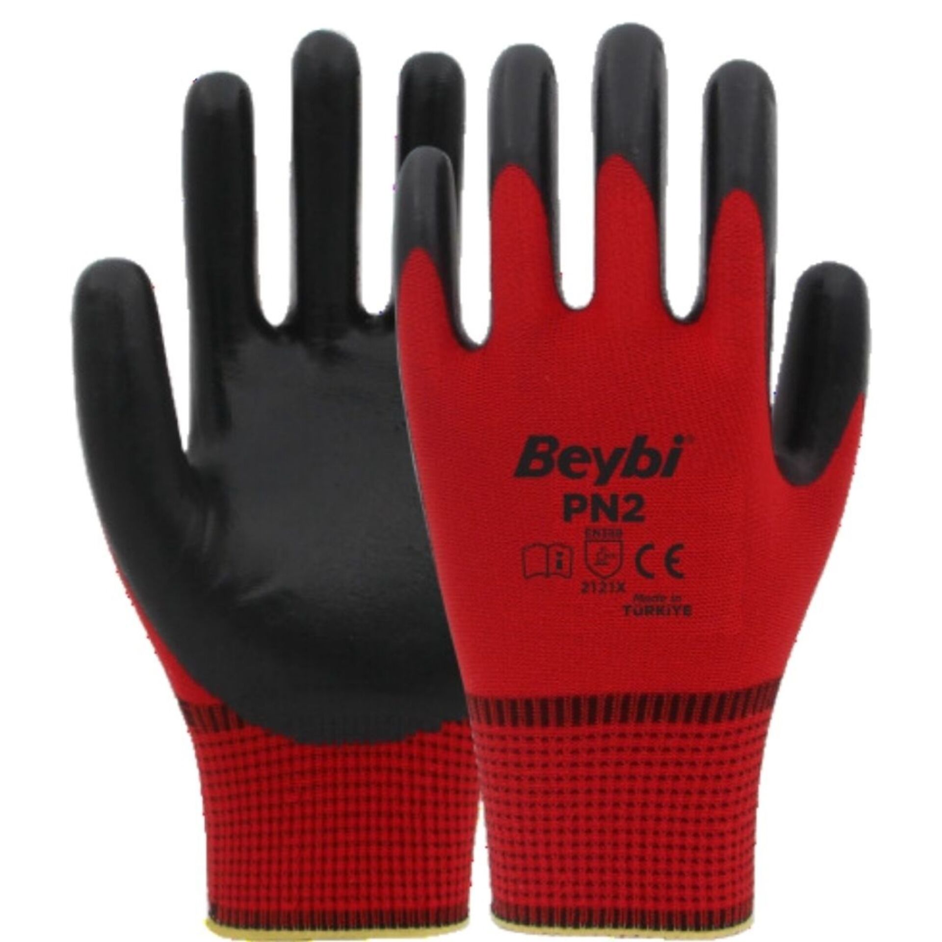 BEYBİ PN2 ELDİVEN KIRMIZI-SİYAH NO:9