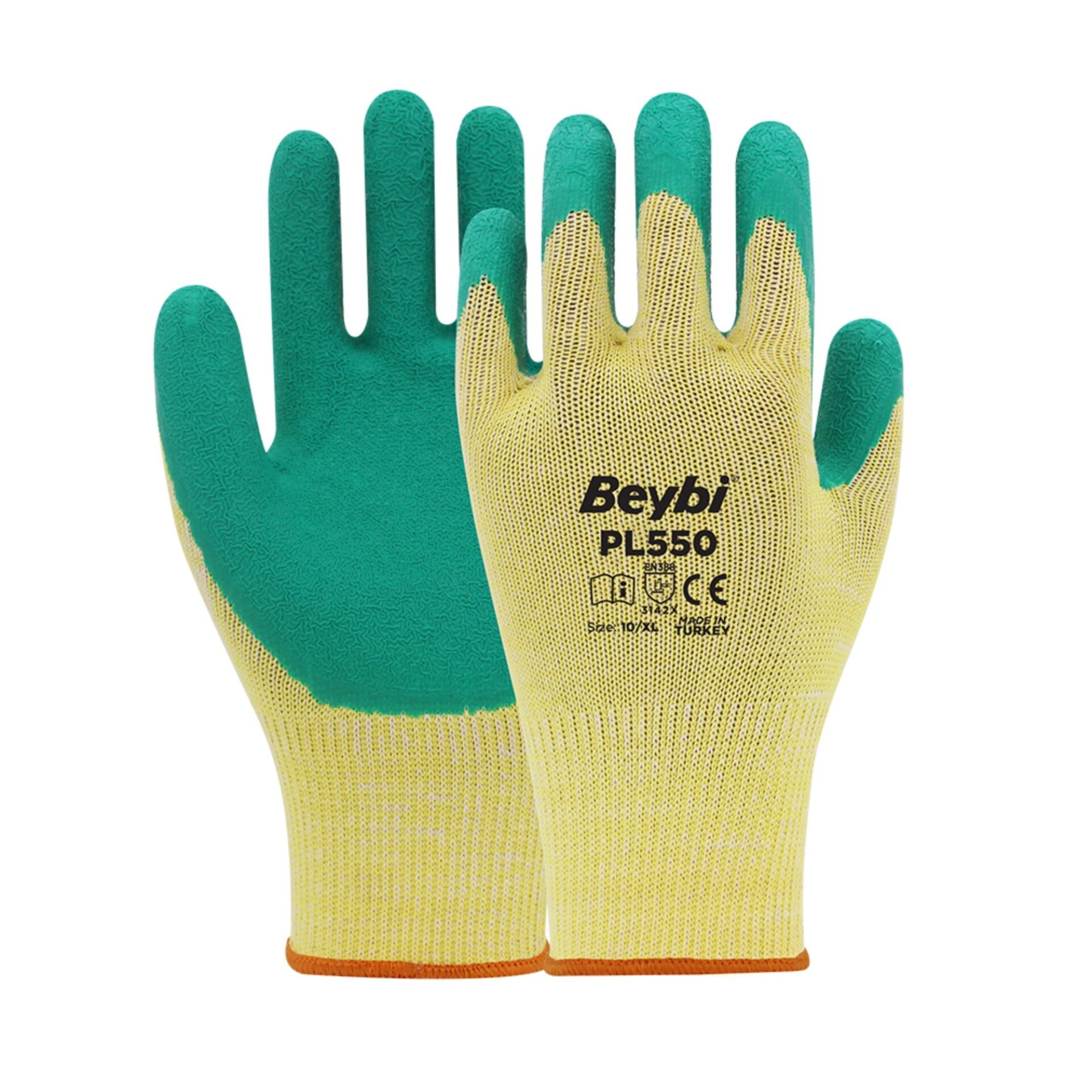 BEYBİ YEŞİL LATEKS ELDİVEN CRINKLE PL550 NO:10
