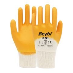 BEYBİ KN1 NİTRİL ELDİVEN SARI NO: 10