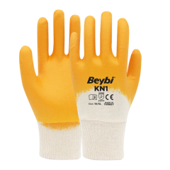 BEYBİ KN1 NİTRİL ELDİVEN SARI NO: 10