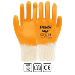 BEYBİ KN2+ (PLUS) NİTRİL ELDİVEN SARI NO: 10