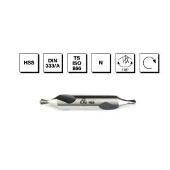 MTE HSS PUNTA MATKABI DIN333/A 6.3x16 10010630