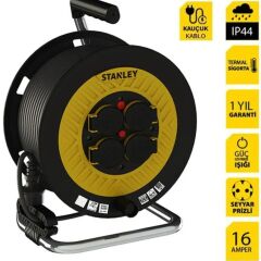 STANLEY MAKARALI SEYYAR KABLO SARI 3x1.5 50 MT