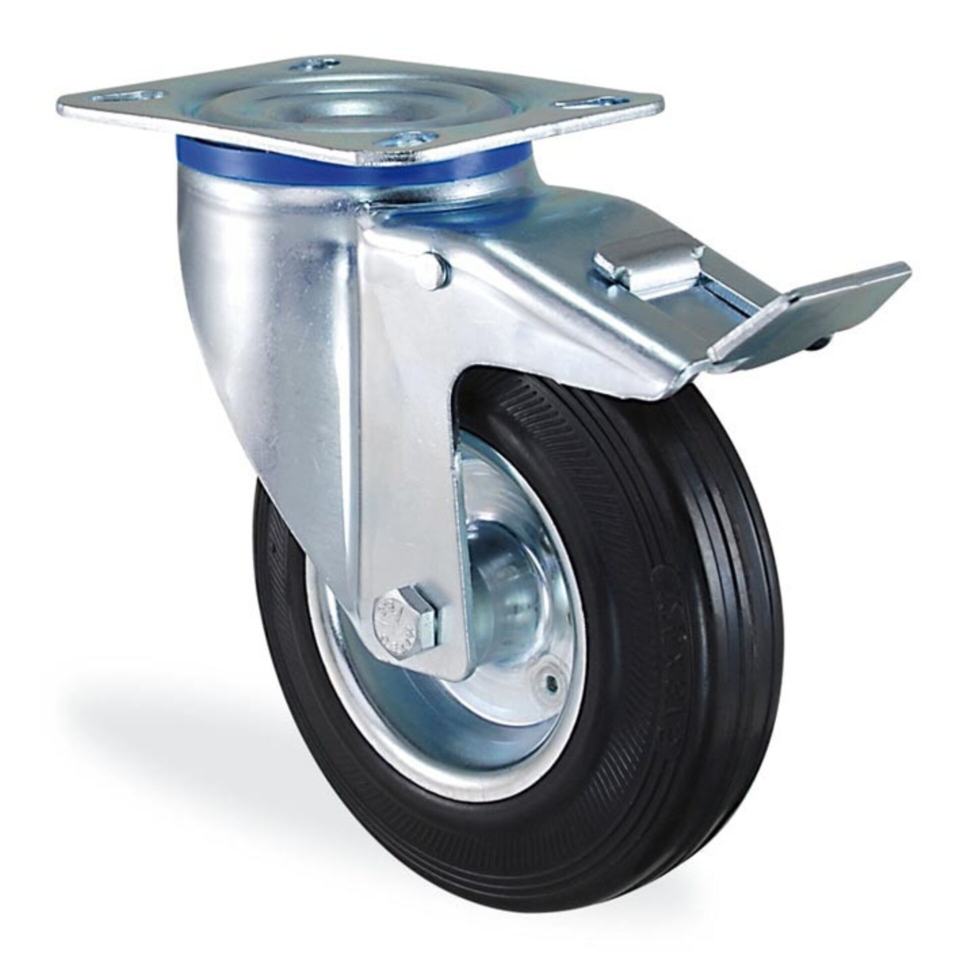 KAMA SERVİS TEKERİ FRENLİ DÖNER 125 MM (SLP125F)