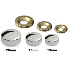 ZAMAK VİDA GİZLEME KAPAĞI 15 LİK