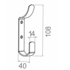ÇENGEL METAL ASKI BEYAZ BA860