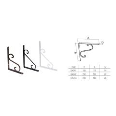 FERFORJE RAFALTI SİYAH NO:1 (115x155) BA341SY