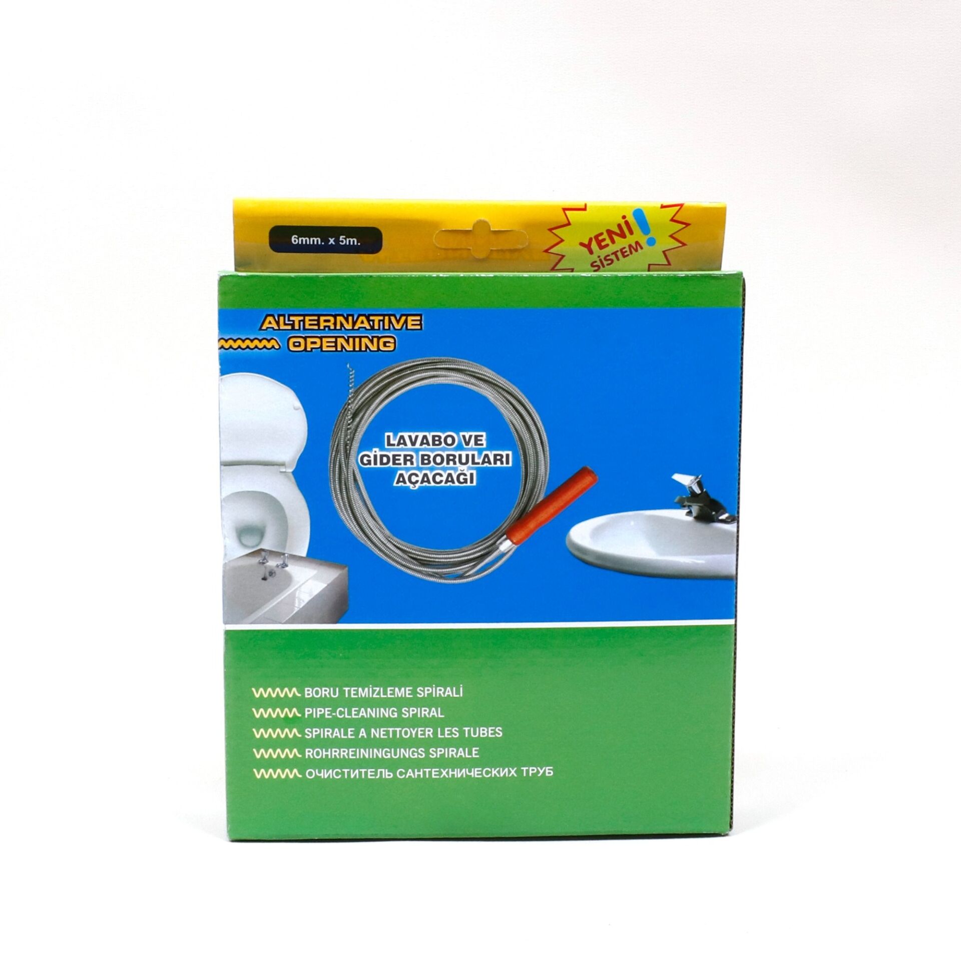 ALTERNATİF LAVABO AÇICI (SUSTA) 8 MT