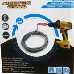 LAVABO VE WC AÇICI MATKABA TAKILAN 3 MT 2 Lİ SET