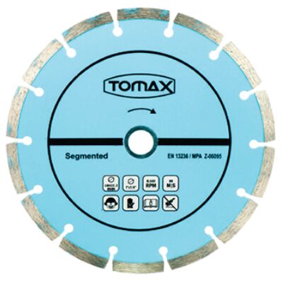 TOMAX SEGMENTLİ ELMAS KESİCİ 115x2.0x22