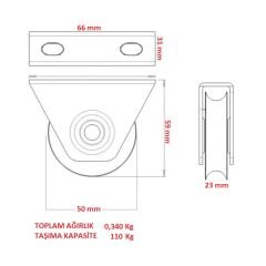 KEPLİ RAY MAKARA TAKMATİK 50 MM