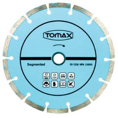 TOMAX SEGMENTLİ ELMAS KESİCİ 180x2.2x22