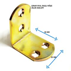 ÇINAR OVAL BAŞLI KÖŞE 25x35 KOD:699