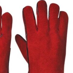 MAX SAFETY KAYNAKÇI DERİ ELDİVEN KIRMIZI