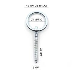ÇINAR HALKALI VİDA 6x105 MM KOD:183