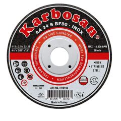 KARBOSAN İNOX KESİCİ 115x2.5x22 (910190)