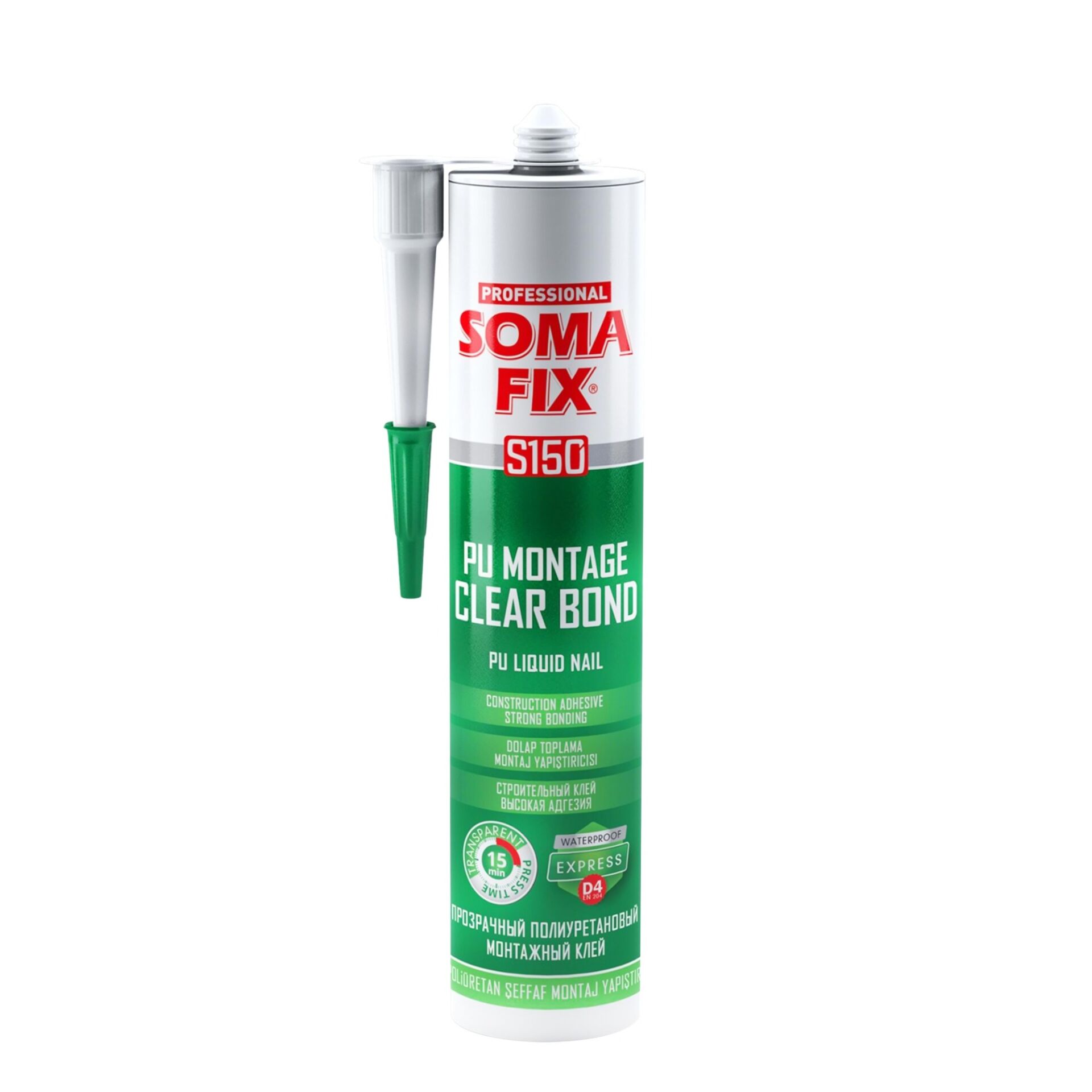 SOMA PU MONTAJ YAP. ŞEFFAF 310 ML (DOLAP) S150P