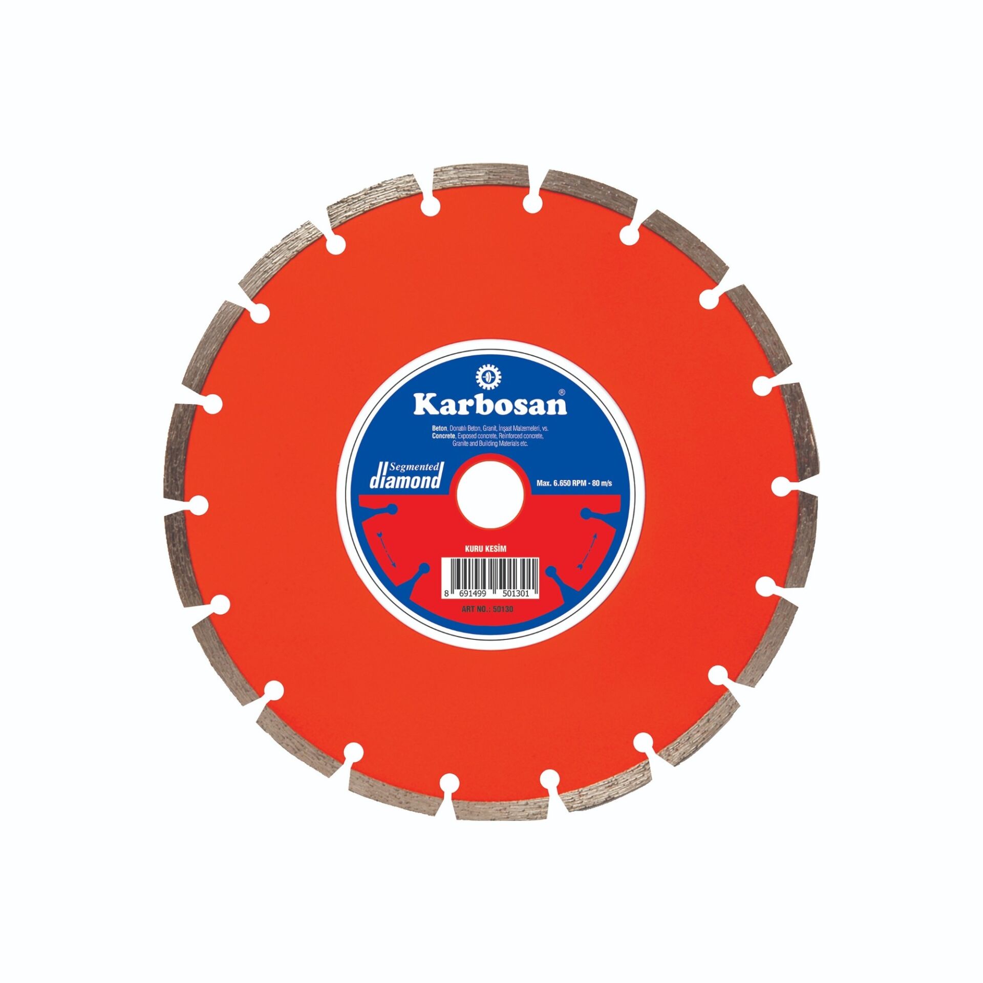 KARBOSAN SEGMENTLİ ELMAS KESİCİ 115x2.0x22(950110)