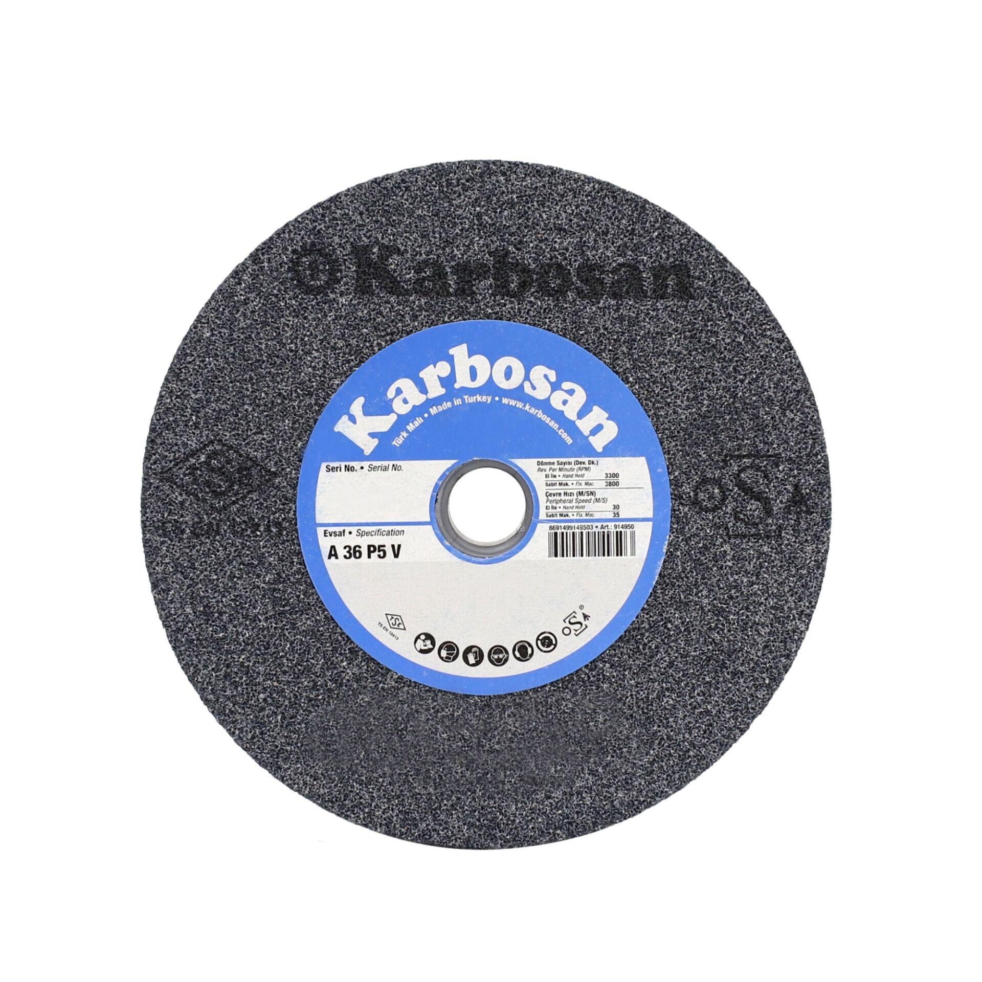 KARBOSAN TAŞLAMA TAŞI NK 36 175x20x20 (914950)