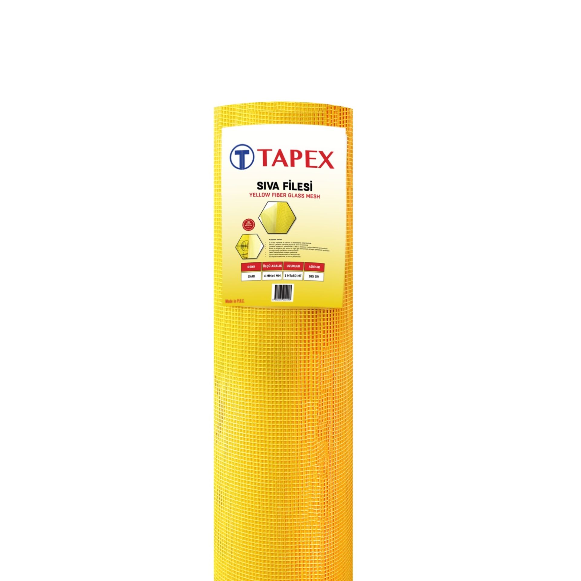 TAPEX SIVA FİLESİ 165 GR SARI