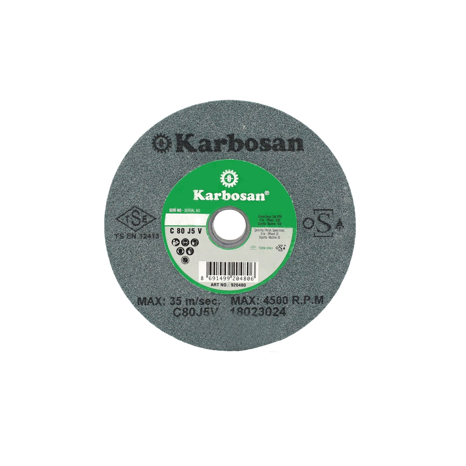 KARBOSAN SCG TAŞLAMA TAŞI 150x25x20 (920480)