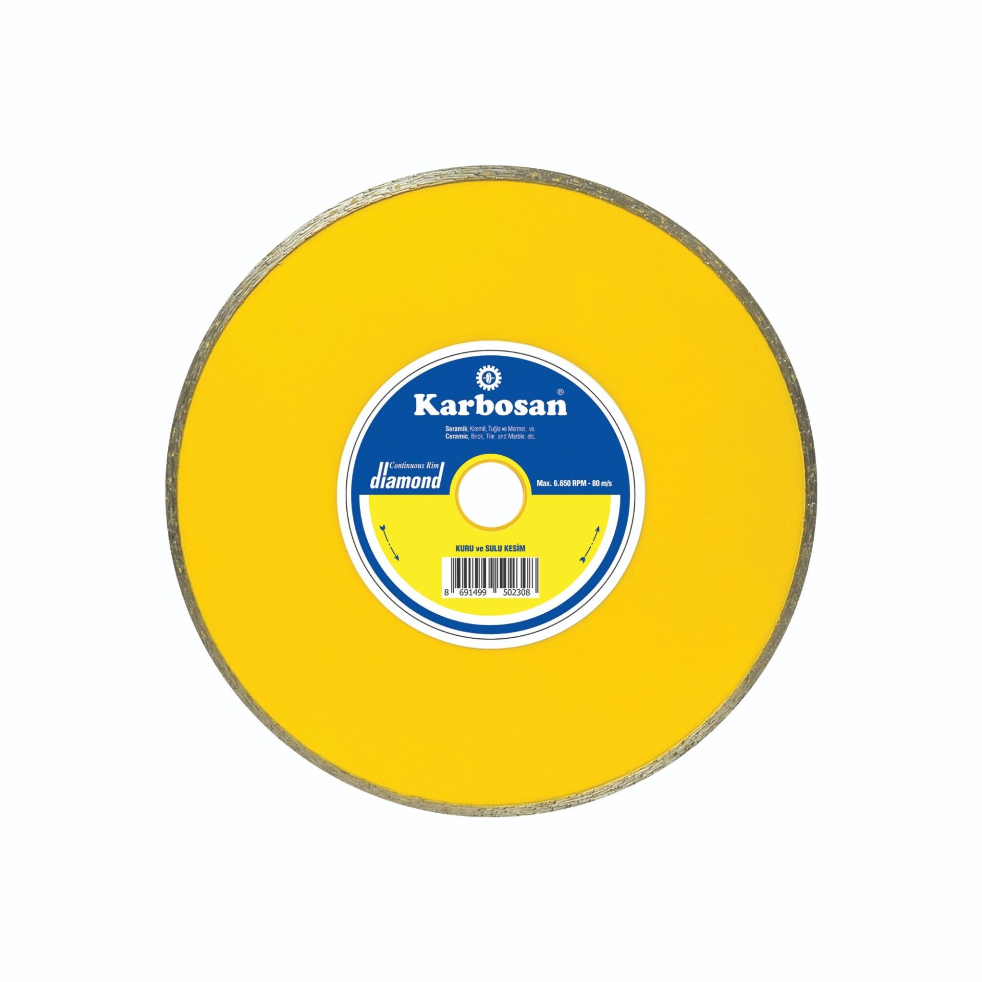 KARBOSAN SÜREKLİ ELMAS KESİCİ 115x1.8x22 (950210)