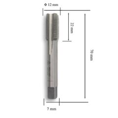 MTE HSS 2 Lİ TK KLAVUZ DIN2181 M12x1.0 102031205