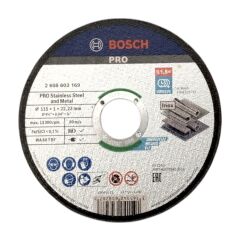 BOSCH İNOX KESME TAŞI 115x1.0 2608603169
